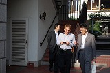 Excursion(Kobe Harb Park), Dr. M. Klahn(A*STAR, Singapore)(left) and Dr. K. Ui(right)